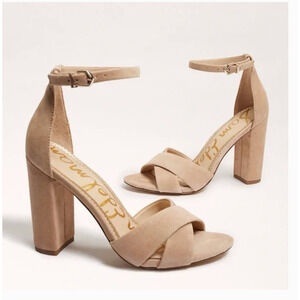 Sam Edelman Tan Block Heel Sandals